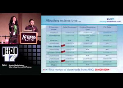 DEF CON 17: Abusing Firefox Addons